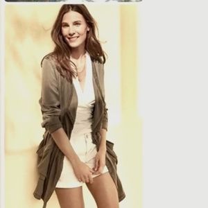 Anthropologie Soft Military Styled Anorak by Hei Hei